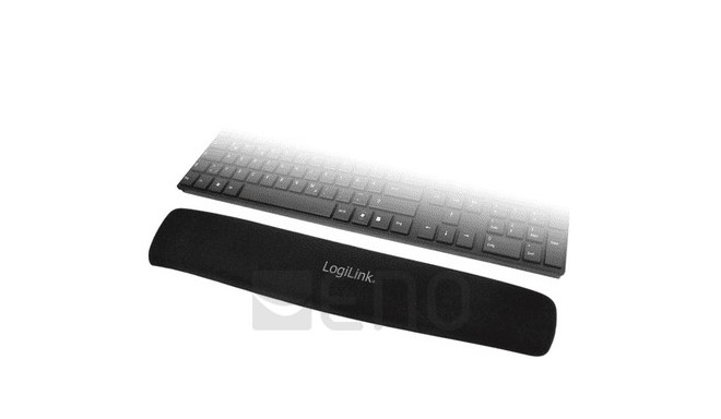 LogiLink Tastatur Gel-Handballenauflage schwarz