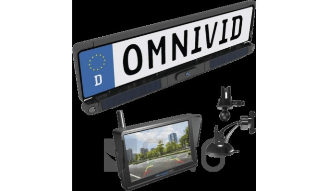 omniVID Solar6 Kabelloses Solar-Rückfahrvideosystem