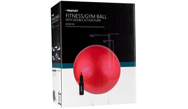 Gym Ball AVENTO 42OD 65cm +pomp Pink