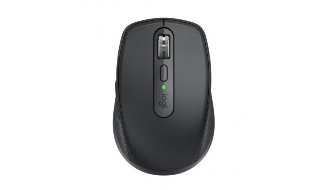 Logitech MX Anywhere 3S Mouse - RF Wireless + Bluetooth, Laser, 8000 DPI, Graphite
