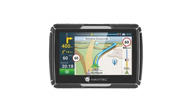 Navitel G550 Moto navigator Handheld/Fixed 10.9 cm (4.3&quot;) TFT Touchscreen Black