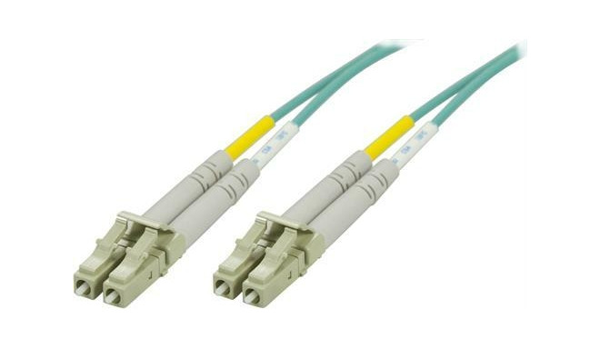 Deltaco LCLC-625 fibre optic cable 25 m LC OM3 Green