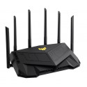 ASUS TUF Gaming AX6000 (TUF-AX6000) wireless router Gigabit Ethernet Dual-band (2.4 GHz / 5 GHz) Bla