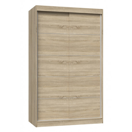 Topeshop IGA 120 SON C KPL bedroom wardrobe/closet 7 shelves 2 door(s) Sonoma oak