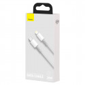 Baseus kaabel High Density PD USB-C - Lightning 20W 1m, valge
