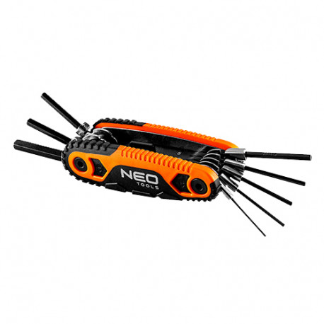 HEX Key Set With Handle: 1.5, 2, 2.5, 3, 4, 5 ,6, 8mm