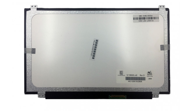 LCD Screen 11.6" 1366x768 HD, LED, IPS, SLIM, matte, 40pin (right), A+