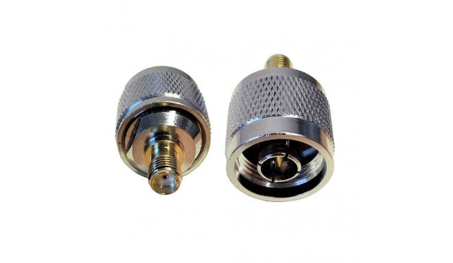Adapter N-male to SMA-female