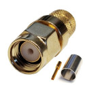 RPSMA-male Crimp Connector for RG6 Cable                                                            