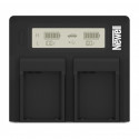Newell DC-LCD dual-channel charger for BP-U60/U65/U90 batteries for Sony