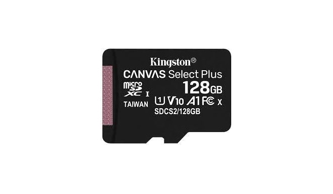 Kingston mälukaart microSDXC 128GB UHS-I + adapter (SDCS2/128GB)