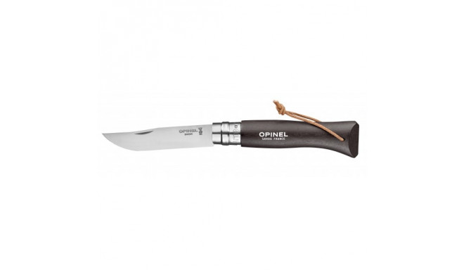 Opinel Trekking Nr 8 Stainless Steel, Dark Brown