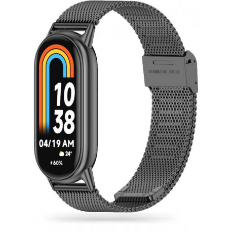 Tech-Protect kellarihm MilaneseBand Xiaomi Smart Band 8, must