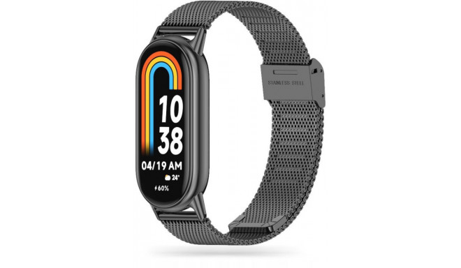 Tech-Protect kellarihm MilaneseBand Xiaomi Smart Band 8, must