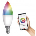 LED pirn Smart E14 4,8 W (40 W) 470 lm soe-külm valge + RGB Wi-Fi, TUYA / Smart Life EMOS