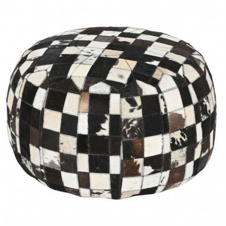 Cushion DKD Home Decor Floor Cream Dark brown Colonial 48 x 48 x 35 cm