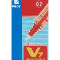 Liquid ink pen Pilot V7 Hi-Tecpoint Red 0,5 mm (12 Units)