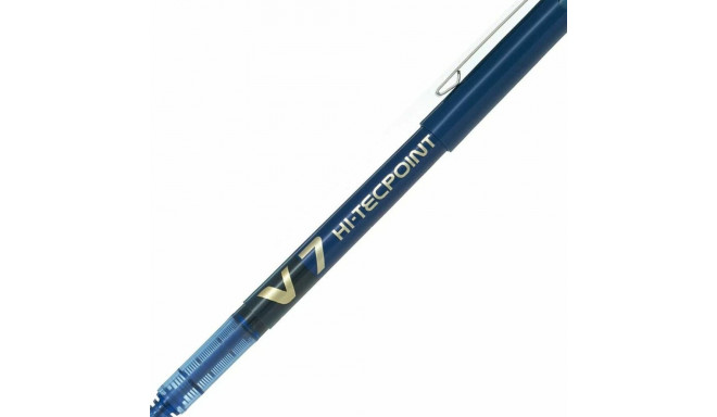 Liquid ink pen Pilot V-7 Hi-Tecpoint Blue 0,5 mm (12 Units)