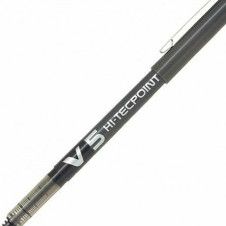 Liquid ink pen Pilot V-5 Hi-Tecpoint Black 0,3 mm (12 Units)