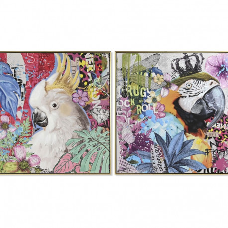 Kangas Home ESPRIT Kuusk polüstüreen Kangas 82 x 4,5 x 82 cm 80 x 3,5 x 80 cm