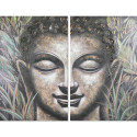 2 maali komplekt Home ESPRIT Buddha Idamaine 160 x 3 x 120 cm