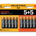 Patareid Kodak XTRALIFE 1,5 V (10 Ühikut)