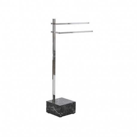 Free-Standing Towel Rack DKD Home Decor Silver MDF Steel (45 x 21 x 80 cm)