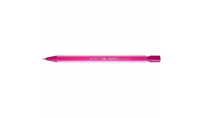 Mehaaniline pliiats Penac The Pencil 0,5mm, kummise pinnaga, roosa
