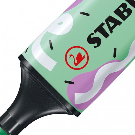 Helestusmarker Stabilo BOSS ORIGINAL by Ju Schnee 2+5 mm, pastell roheline