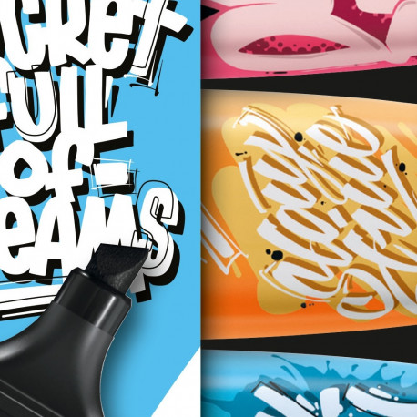 Helestusmarker Stabilo BOSS MINI by Snooze One, 2+5mm, 6 värvi/kmpl