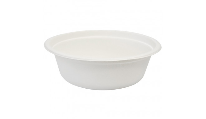 Supikauss biolagunev ja komposteeritav 500ml, d16cm, valge  50tk/pk