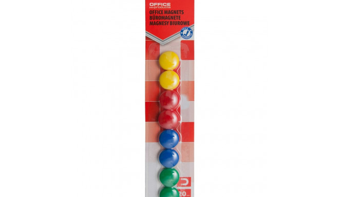 Tahvlimagnet 20mm assortii 8tk., Office Products