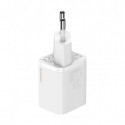 BASEUS travel charger Type C + cable type C to iPhone Lightning 8-pin Super Si PD 20W white TZCCSUP-