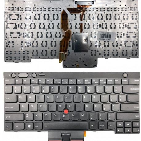 Keyboard Lenovo: Thinkpad T430, T530, L430, X230, W530 with frame and trackpoint
