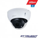 IP Camera  AI 5M 2K dome STARLIGHT, LXIR 40m 5MP(2592x1944) 20fps, 2.7mm–13.5mm,H.265+,IK10