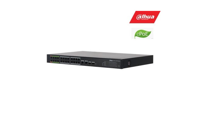 ePoE switch 100Mbps 24+2G uplink