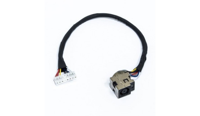 Power jack with cable, HP G62, COMPAQ CQ62