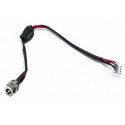 Power jack with cable, TOSHIBA Satellite A500, L455, L455D, L455D, L555, L555D Series