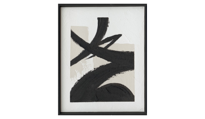 Maal raamiga 40x50cm, must joon