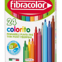 Viltpliiats Fibracolor Colorito 24 värvi