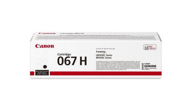 Tooner Canon 067HBK suuremahuline must 3130lk i-SENSYS LBP631Cw LBP633 Cdw, MF651Cw MF655Cdw/Cx MF65