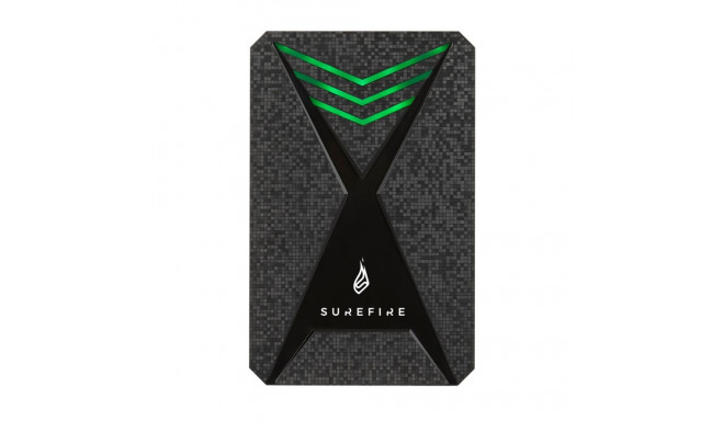 Kõvaketas väline HDD SureFire GX3 Gaming HDD 1TB 2.5" SuperSpeed USB3.2 Gen1 5Gbps Black/multicolor-