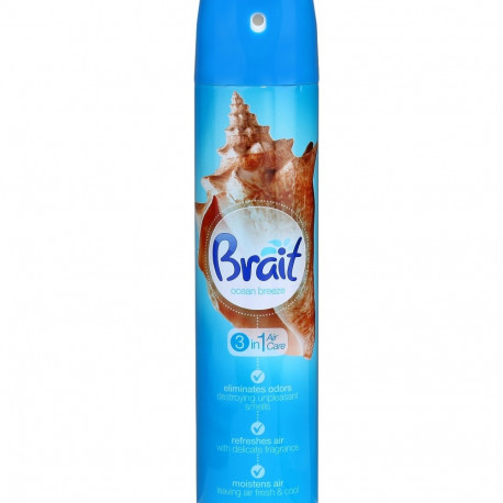 Õhuvärskendaja aerosool BRAIT 3in1 Ocean Breeze 240ml