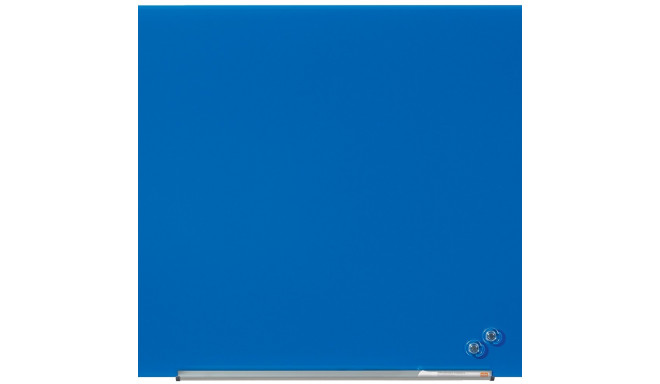 Klaastahvel NOBO Impression Pro Widescreen Glass Blue 57"1260x710mm sinine, kaasas marker, 2 klaasta