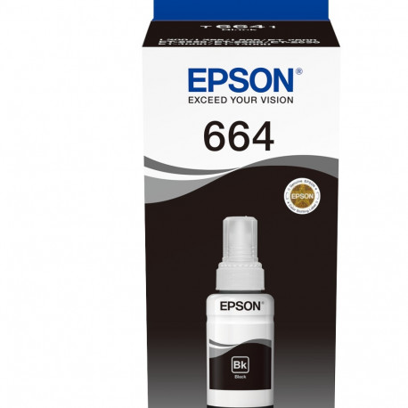 Tint Epson T6641 Must Black 70ml L100 L110 L120 L130 L200 L210 L220 L300 L310 L350 L355 L365 L382 L3