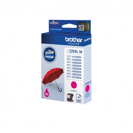 Tint Brother LC225XLM Magenta 1200 lehte DCP-J4120, MFC-J4420, J4620, J5320, J5620, J5625, J5720