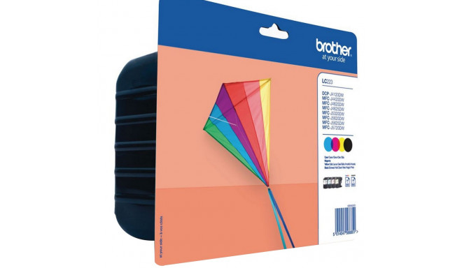 Brother tint LC223 Value Pack (LC223Bk/C/M/Y)