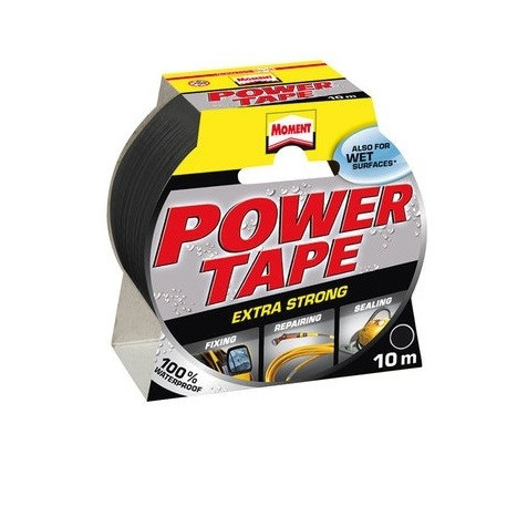 Teip Power Tape 10mx50mm, must  veekindel, Henkel