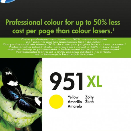 Tint HP CN048A No 951XL Yellow 1500lk@5% Officejet Pro 251dw 276dw 8100 8600 8610 8615 8616 8620 862