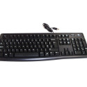 Logitech klaviatuur K120 EST, must